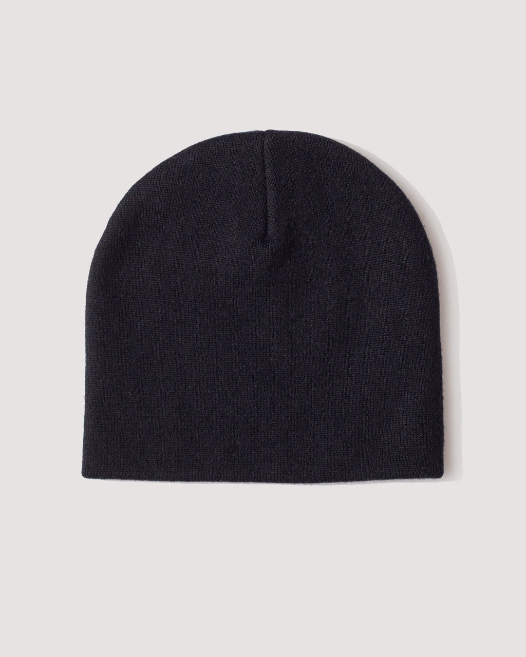 Merino Wool Beanie - Black/Red