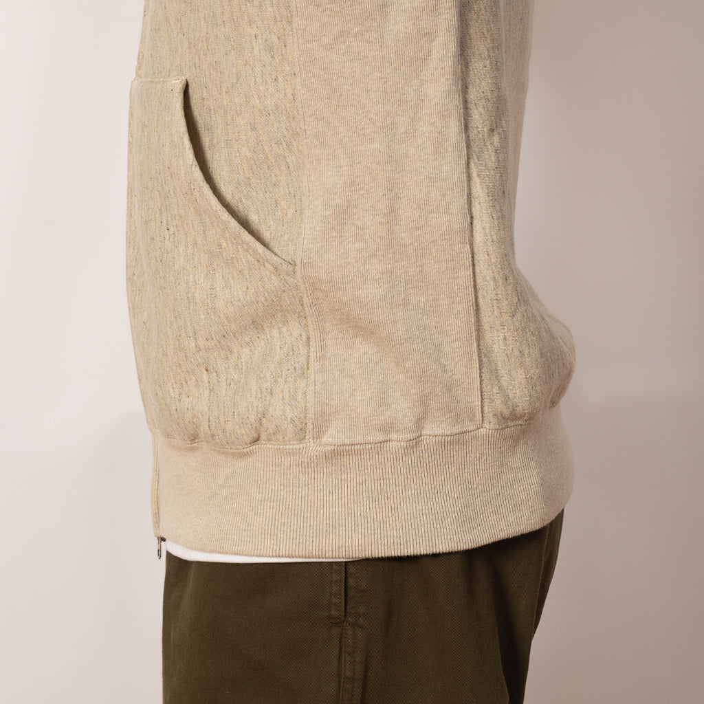 Zip Hoodie Sweat - Porridge