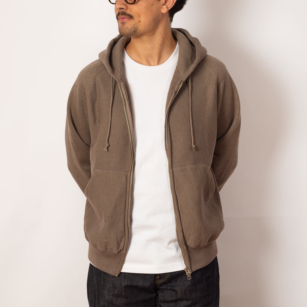 Zip Hoodie Sweat - Slate Grey