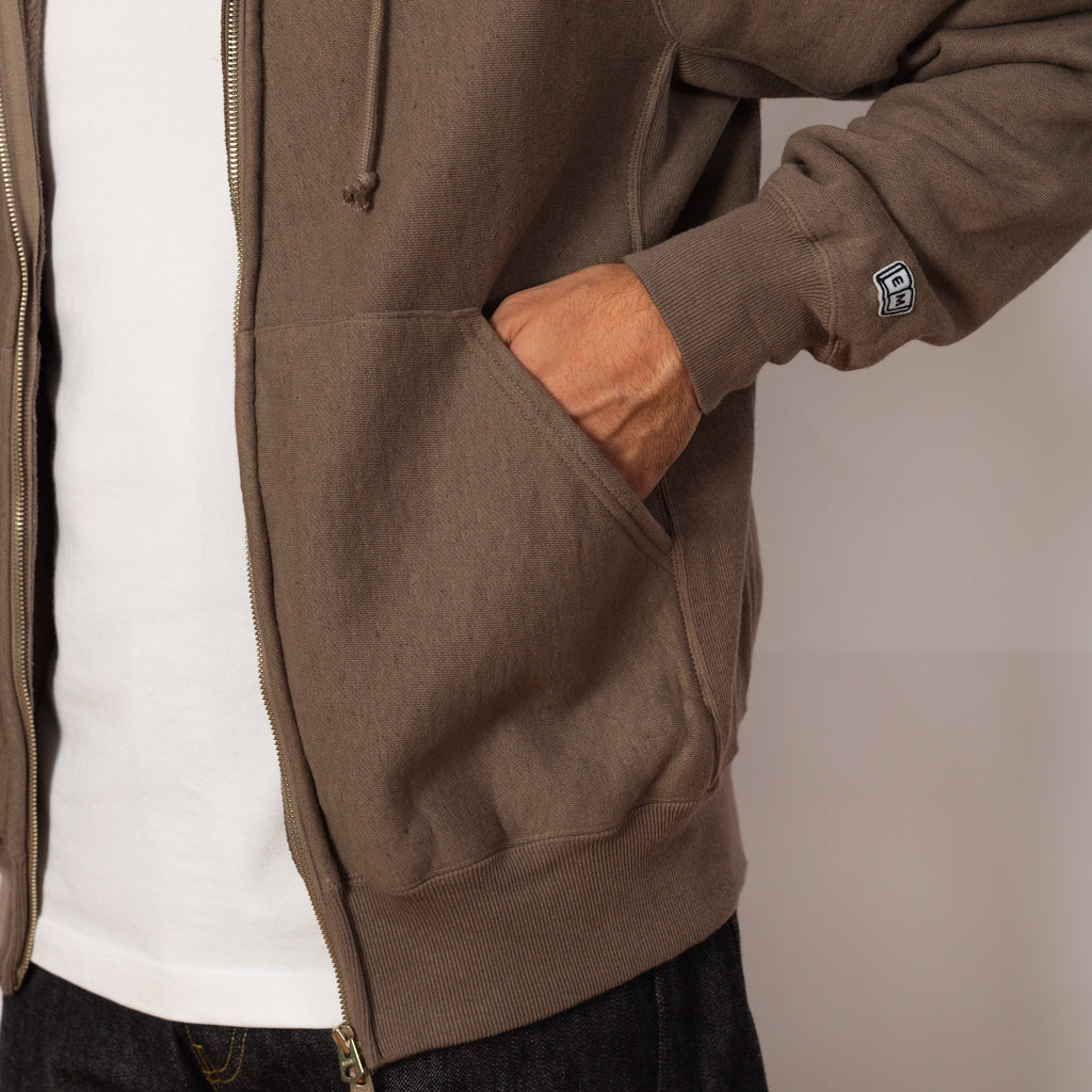 Zip Hoodie Sweat - Slate Grey