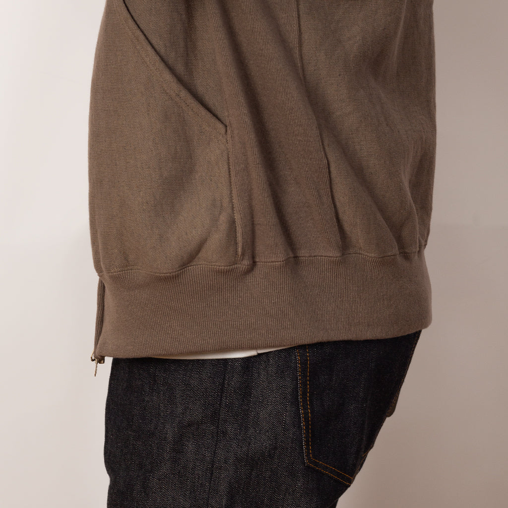 Zip Hoodie Sweat - Slate Grey