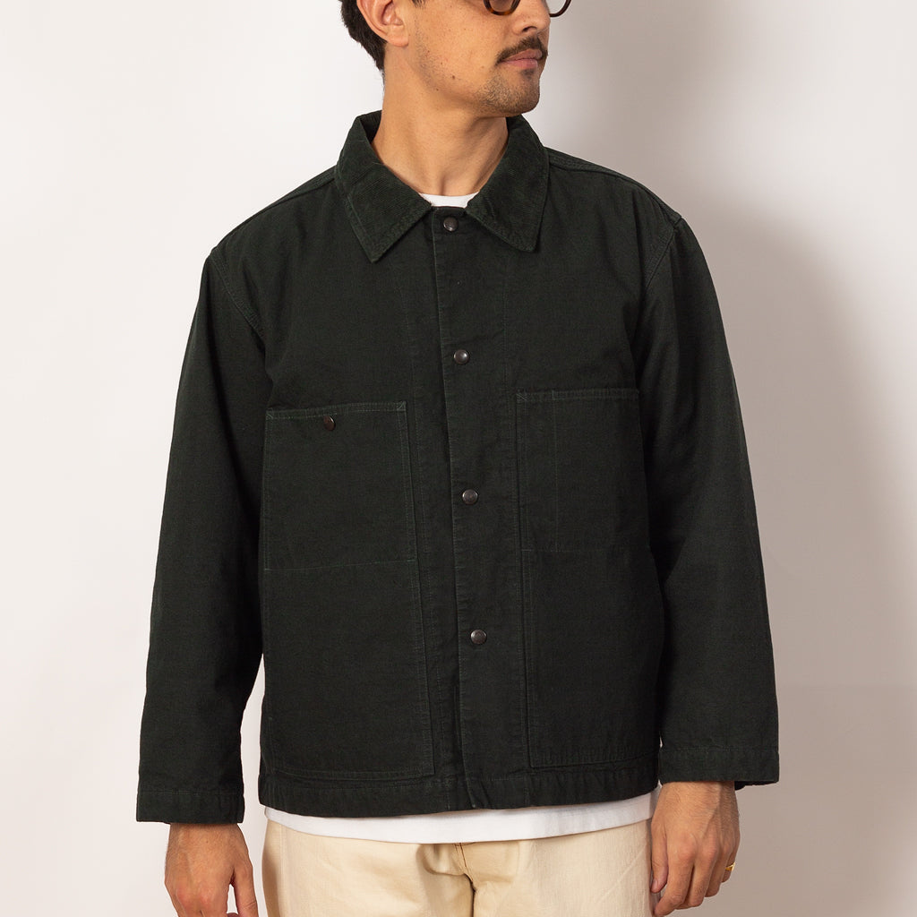 Quilted Coverall Jacket - Seaweed