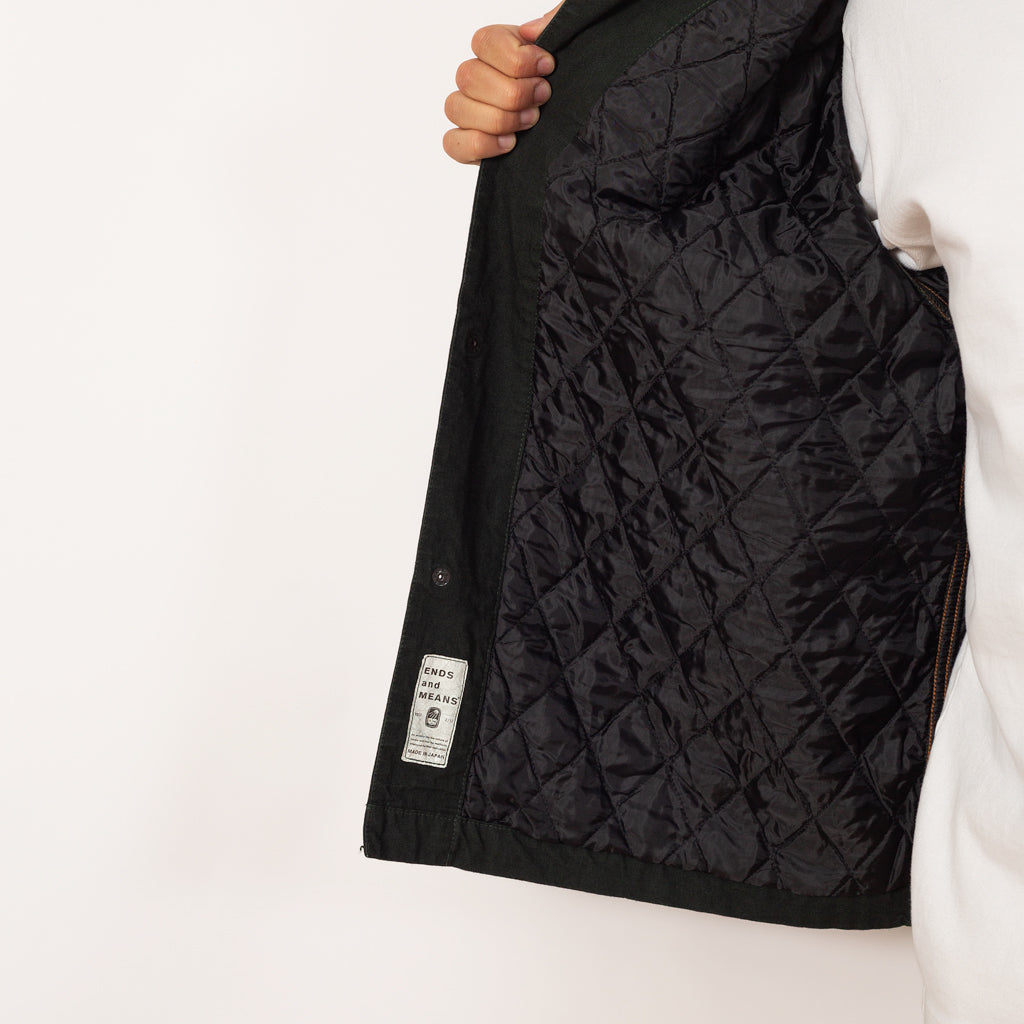 Quilted Coverall Jacket - Seaweed