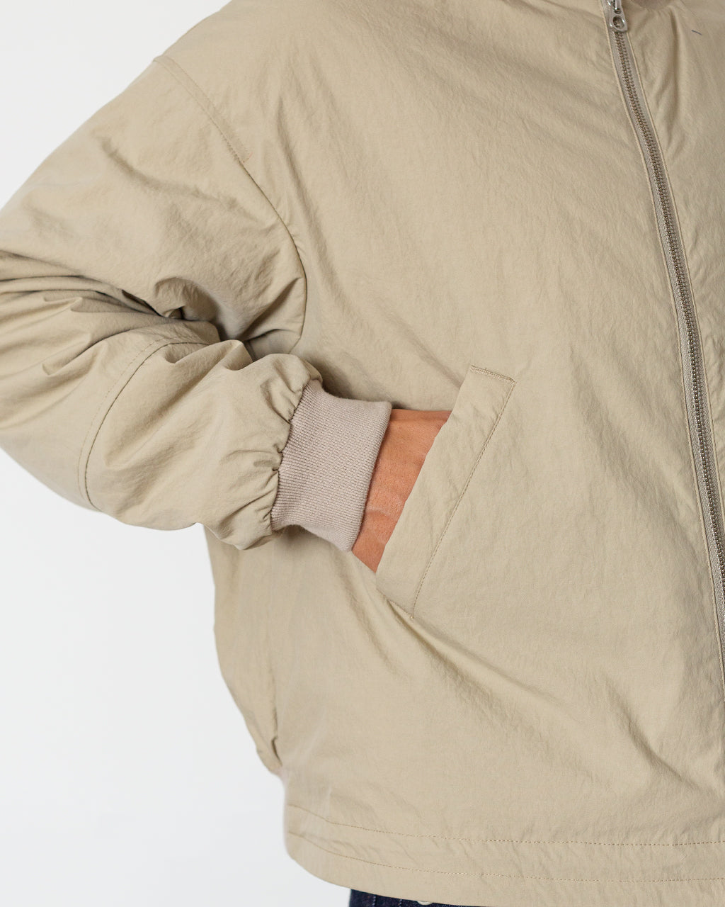 Basement Bomber Jacket - Stone