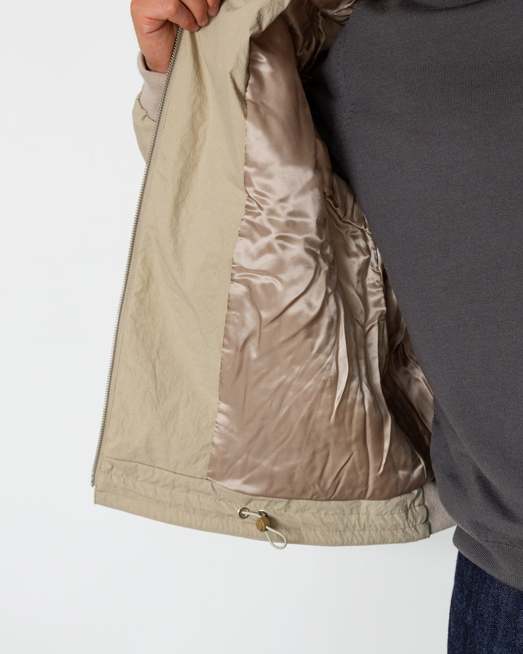 Basement Bomber Jacket - Stone