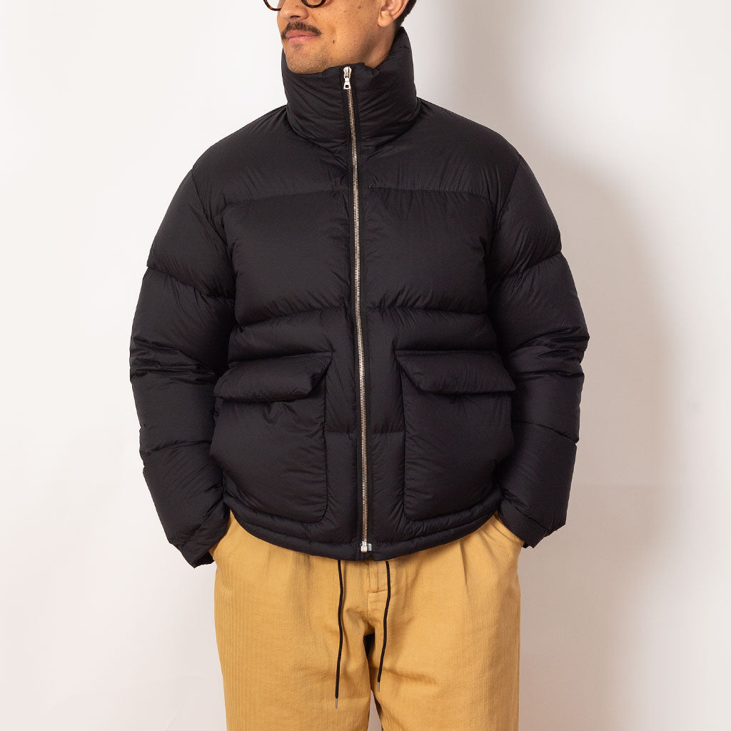 Super Light Down Blouson - Black Ripstop | Auralee | Peggs & son 