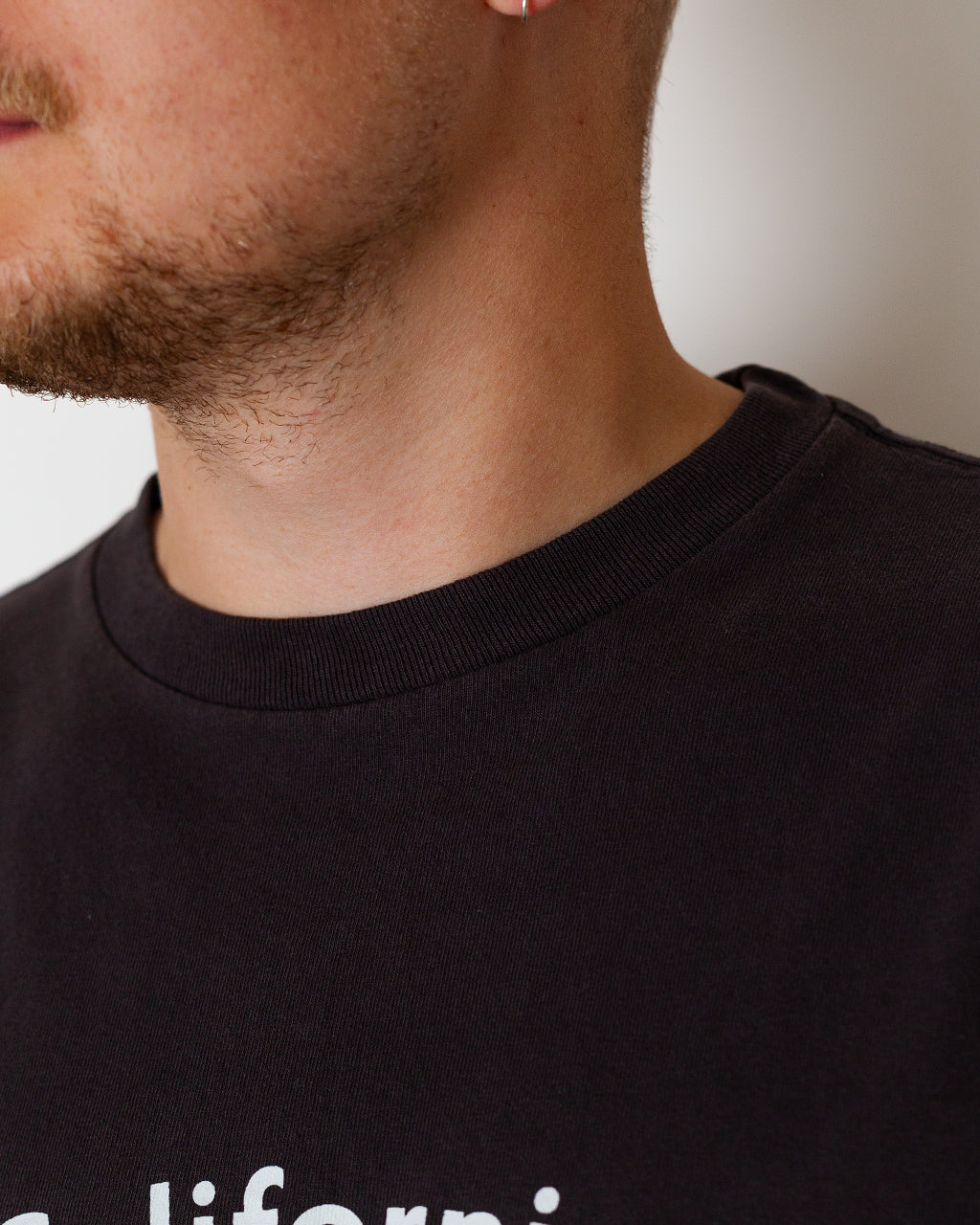 California Cotton Staff Tee - Vintage Black
