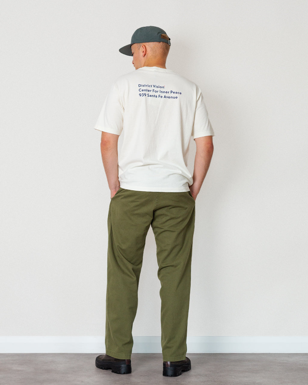 California Cotton Staff Tee - Vintage White
