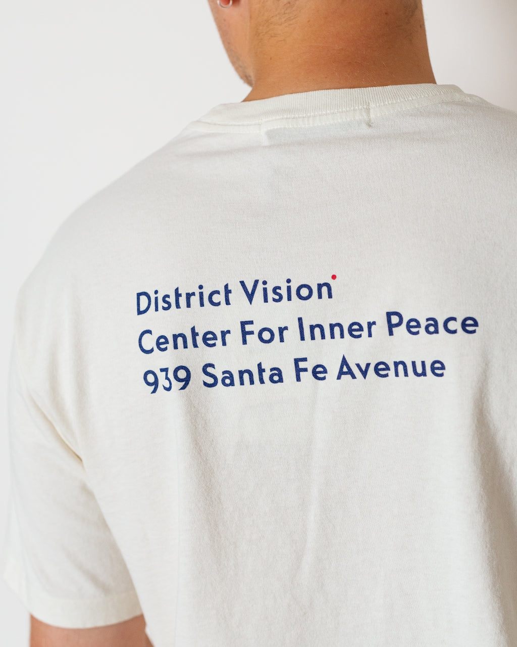 California Cotton Staff Tee - Vintage White