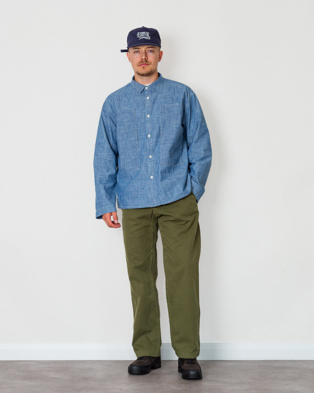 Trapper Shirt - Indigo Chambray