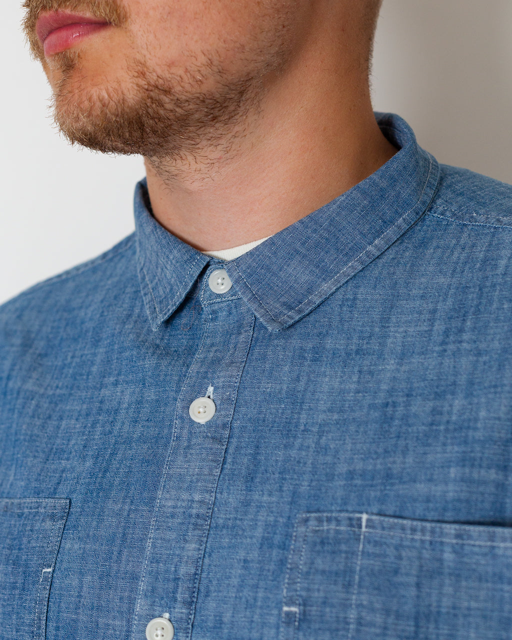 Trapper Shirt - Indigo Chambray