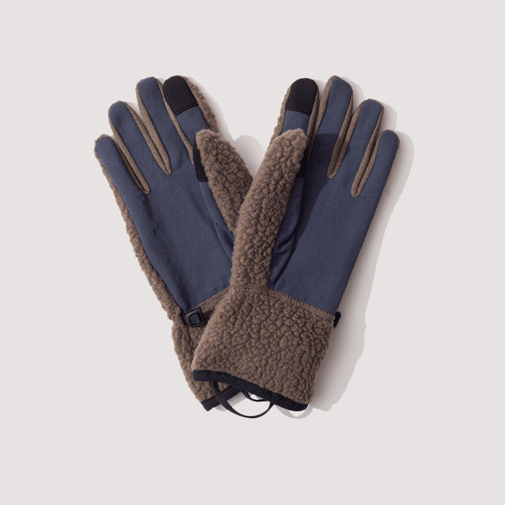 Retro Pile Gloves - Marlow Brown