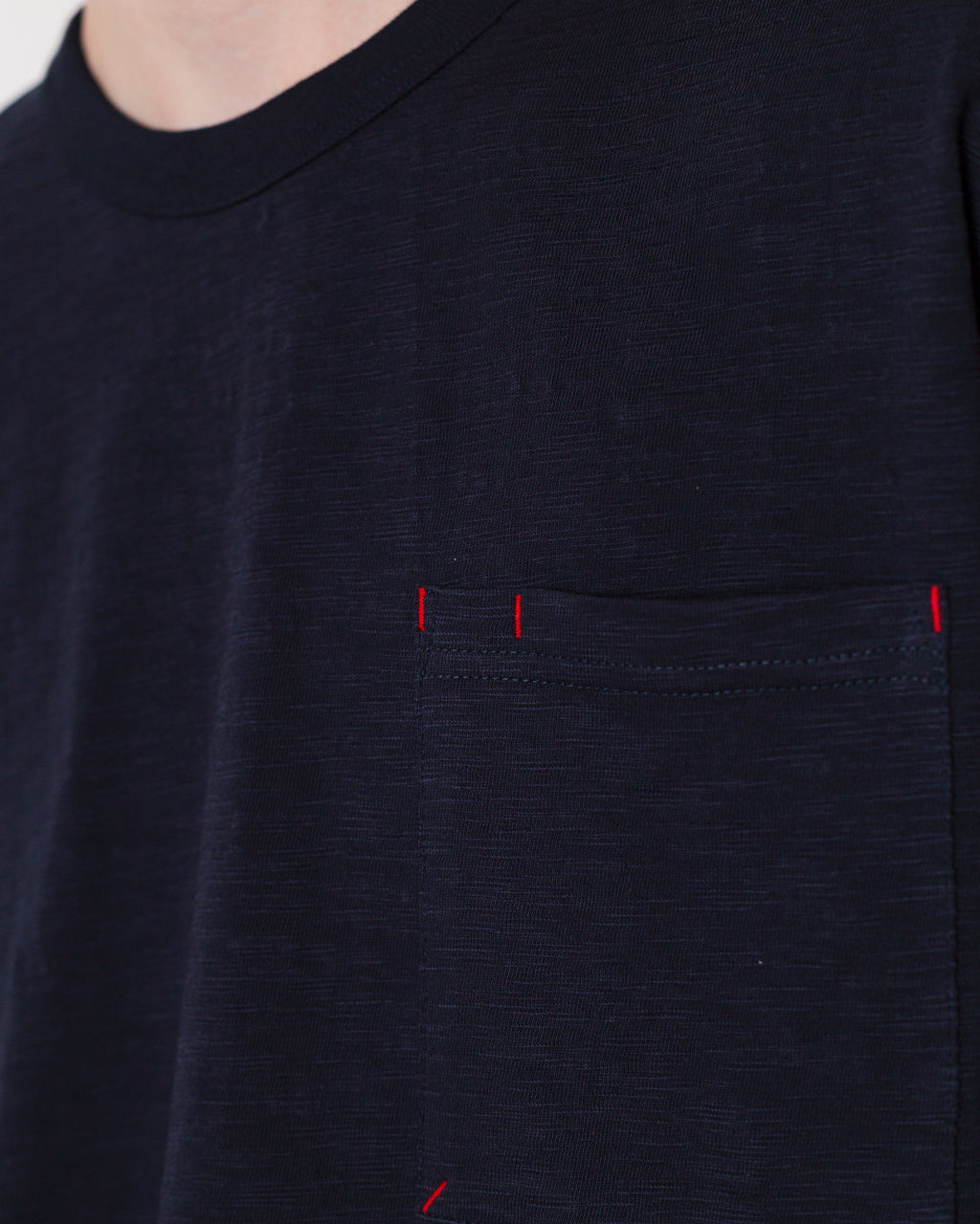 Lawrence Slub Pocket T-shirt - Navy