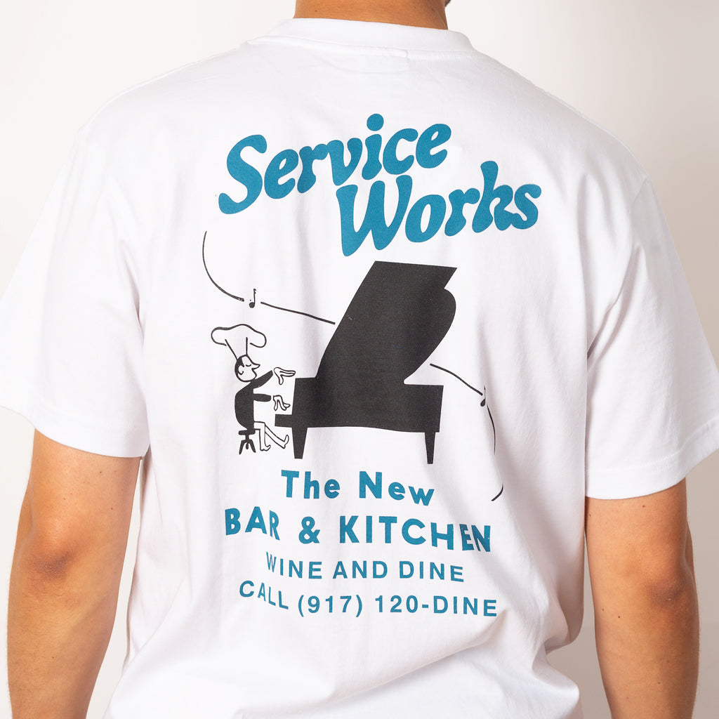 Bar + Kitchen Tee - White