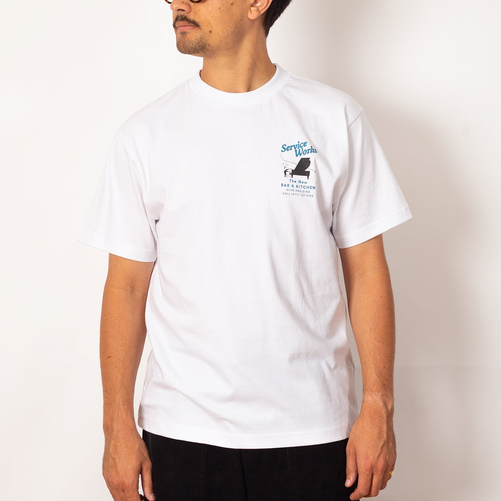 Bar + Kitchen Tee - White