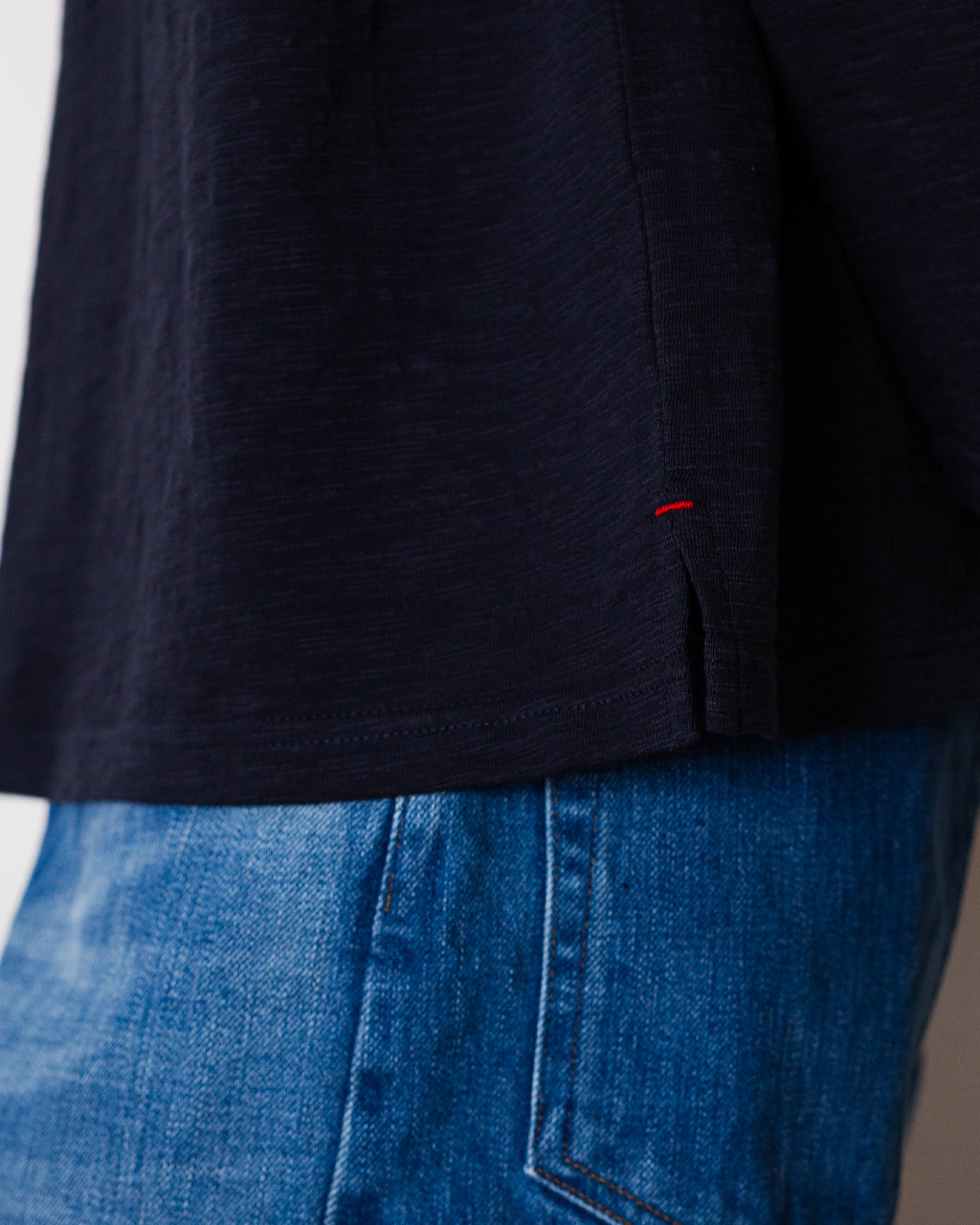 Lawrence Slub Pocket T-shirt - Navy