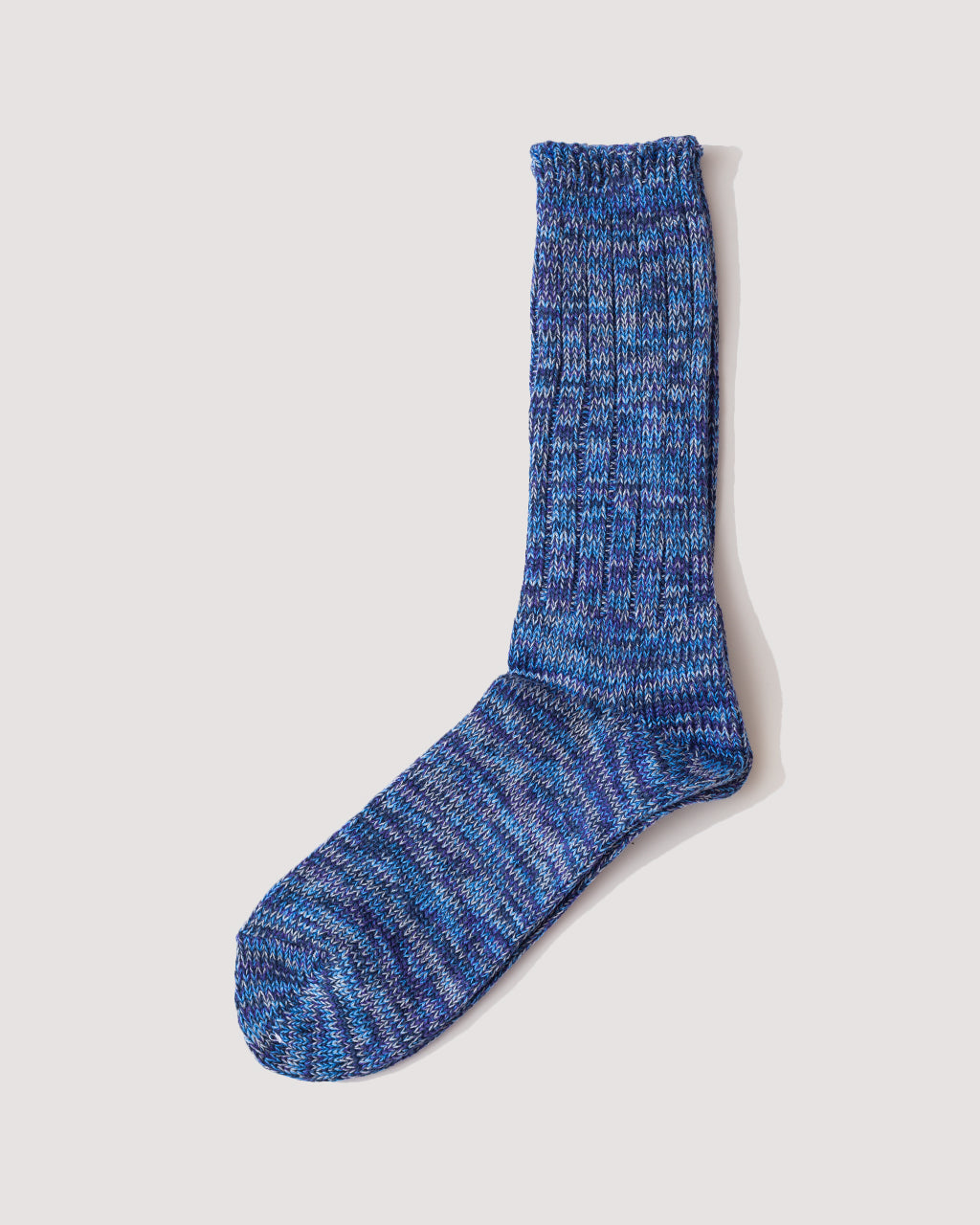 5 Colour Mix Crew Sock - Navy