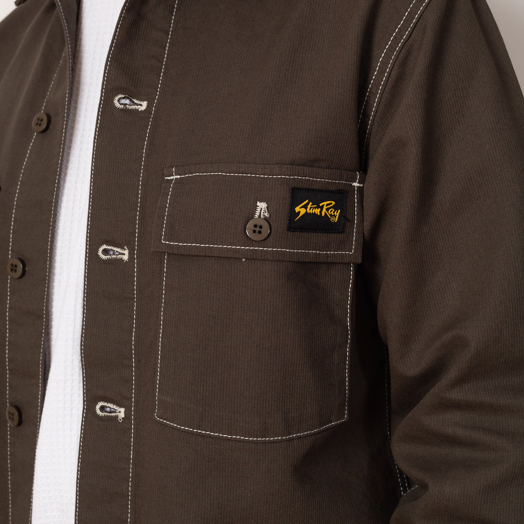 CPO Shirt - Charcoal Bedford