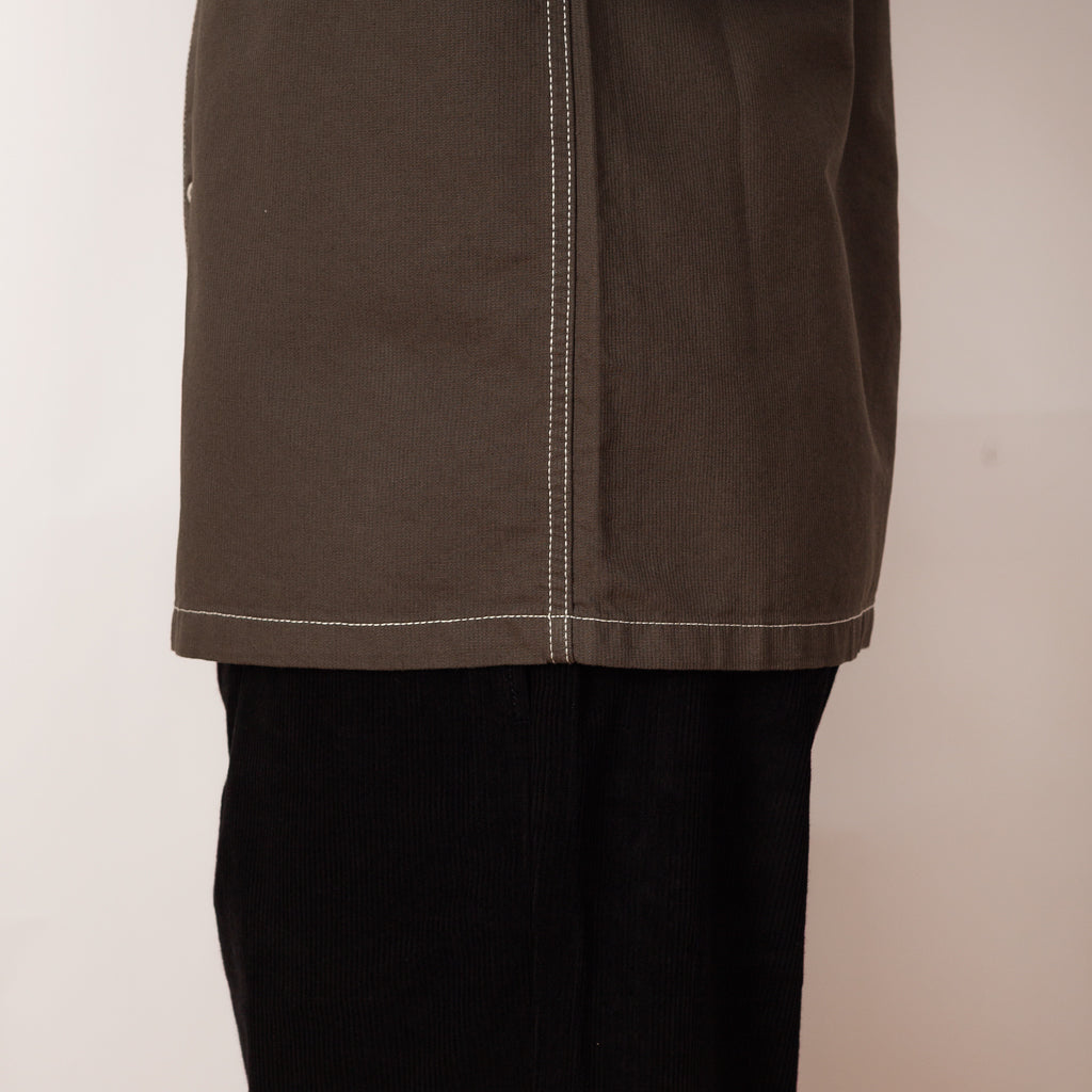 CPO Shirt - Charcoal Bedford