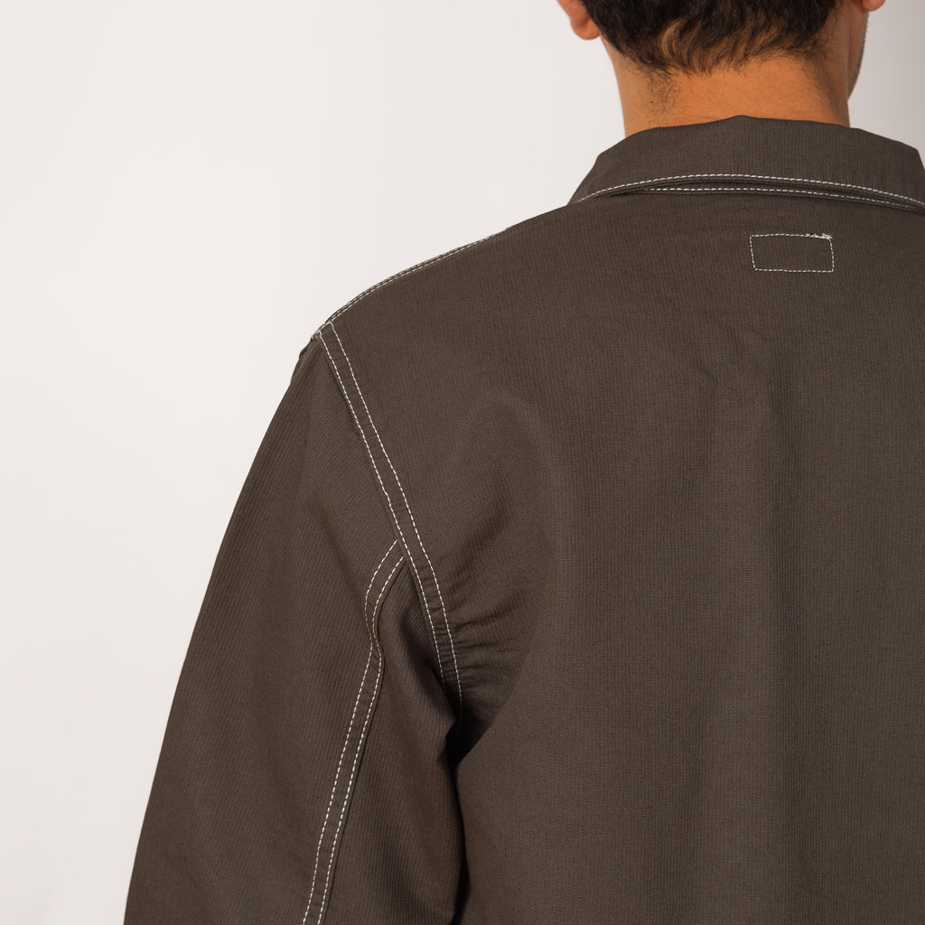 CPO Shirt - Charcoal Bedford