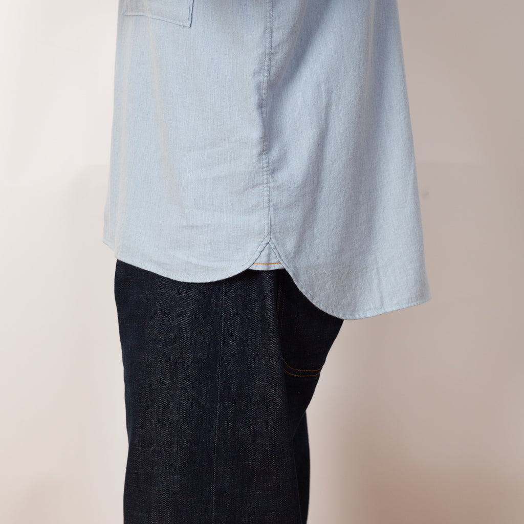 Square Pocket Shirt - Light Blue