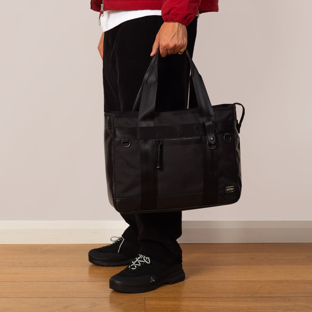 Heat Tote Bag - Black | Porter - Yoshida & Co. | Peggs & son.