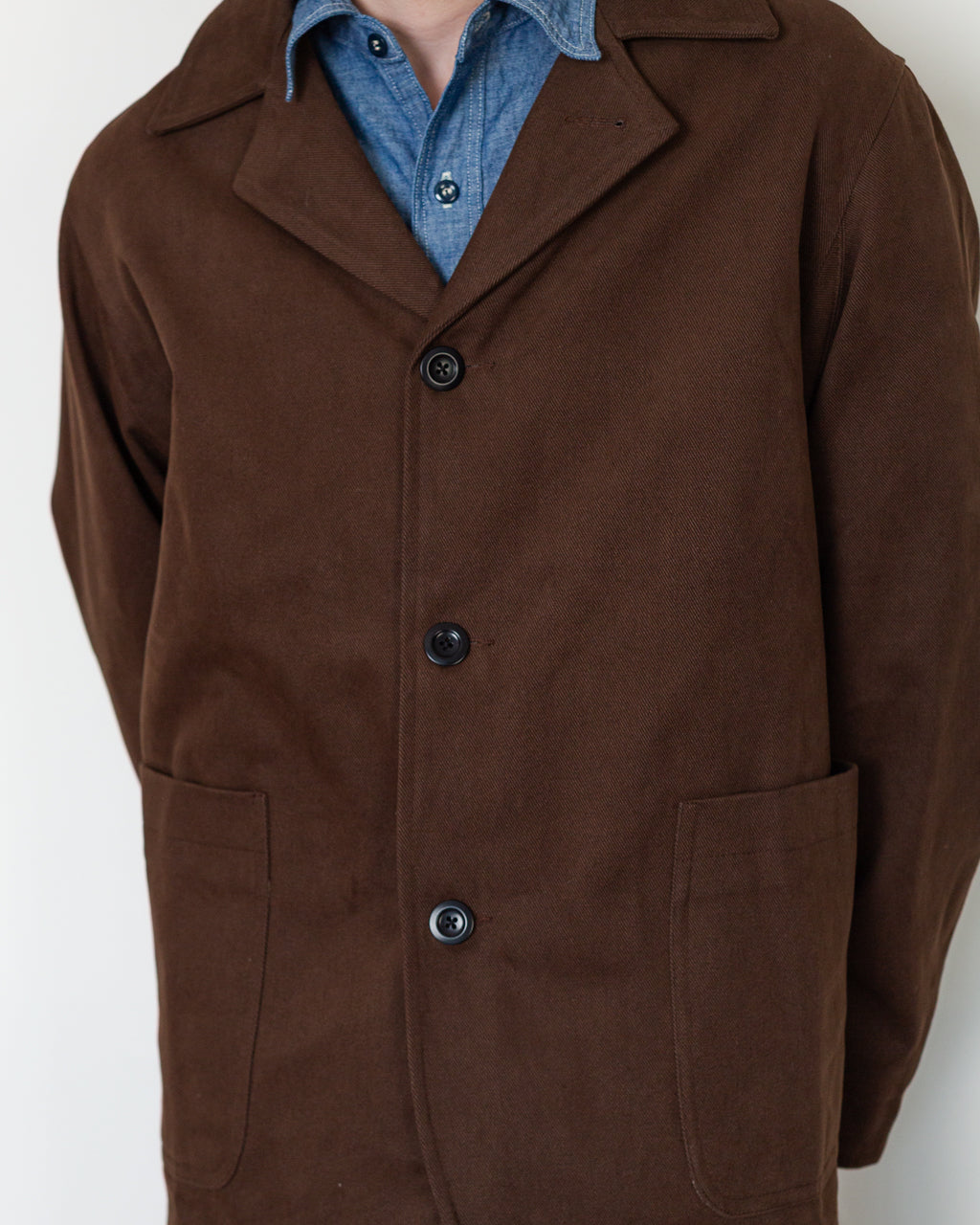 Bruton Blazer - Dark Brown/Lavet/French Navy