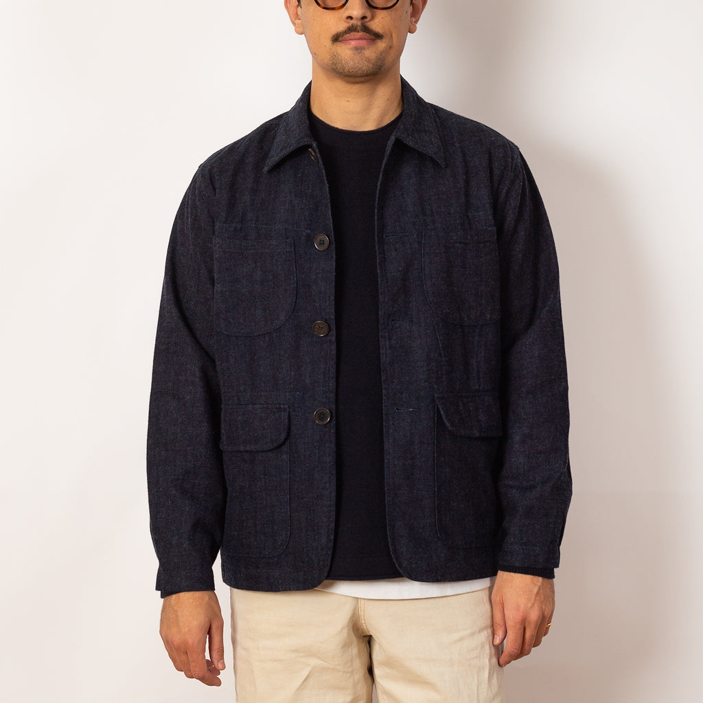 Labour Jacket - Brushed Denim Indigo