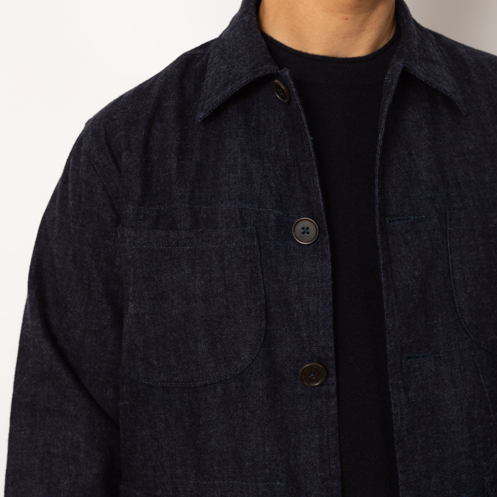 Labour Jacket - Brushed Denim Indigo