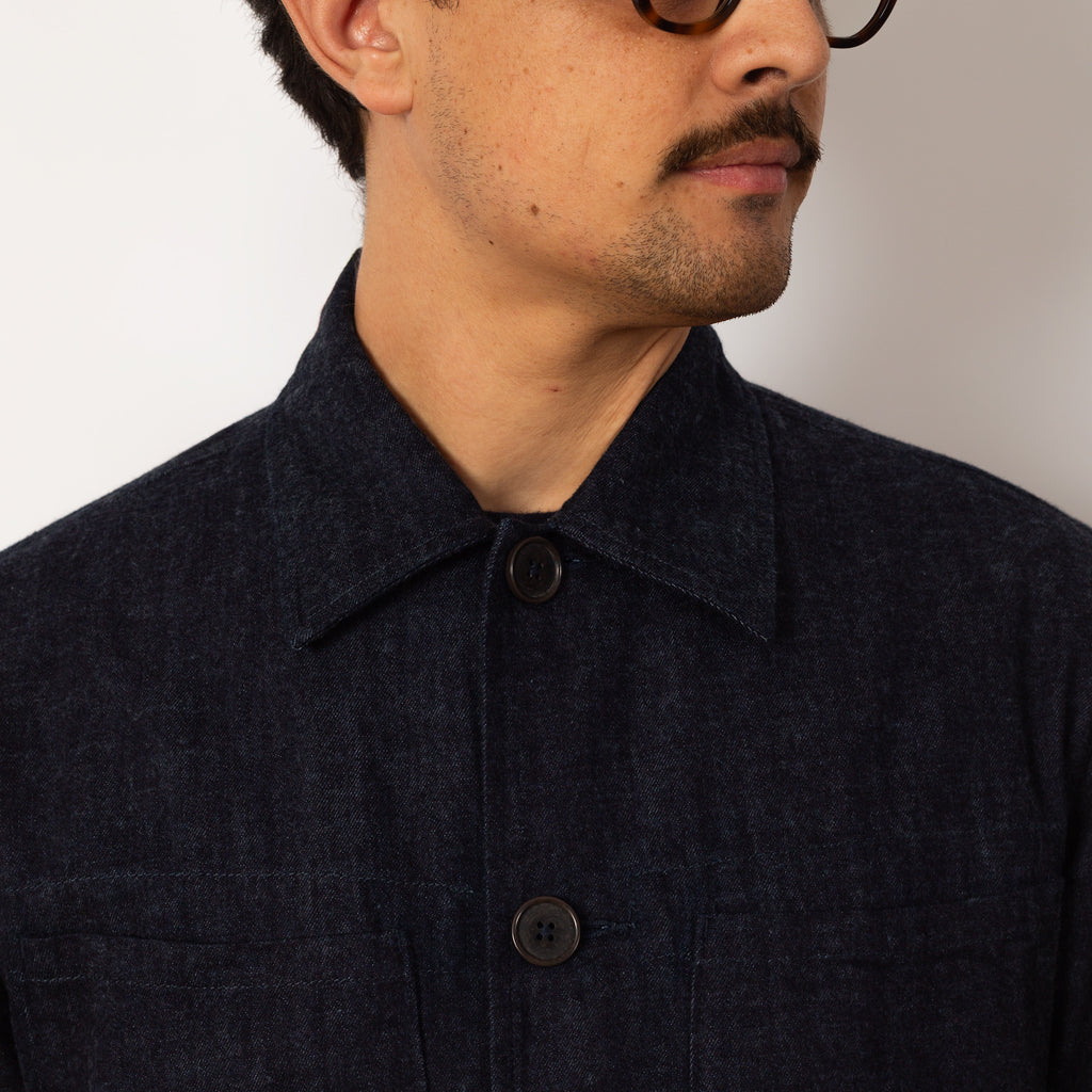 Labour Jacket - Brushed Denim Indigo