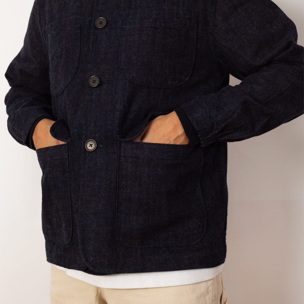 Labour Jacket - Brushed Denim Indigo