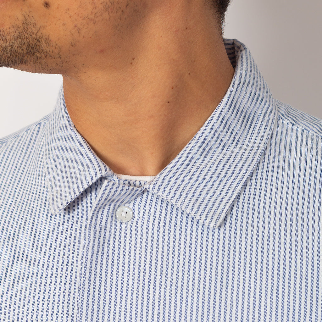 Waiter Shirt - Oxford Blue Stripe