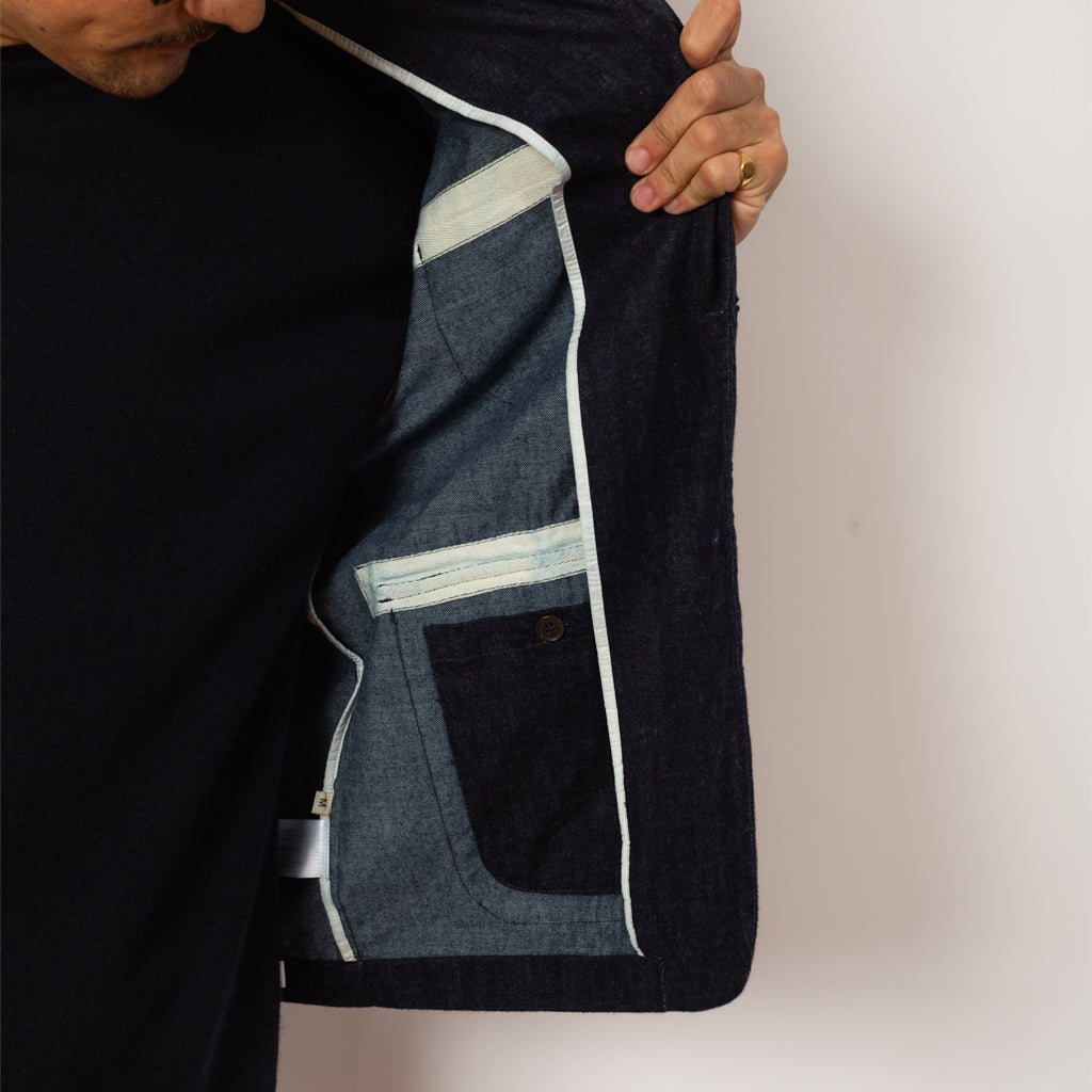 Labour Jacket - Brushed Denim Indigo