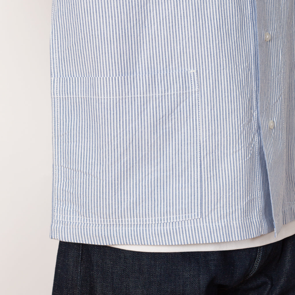 Waiter Shirt - Oxford Blue Stripe