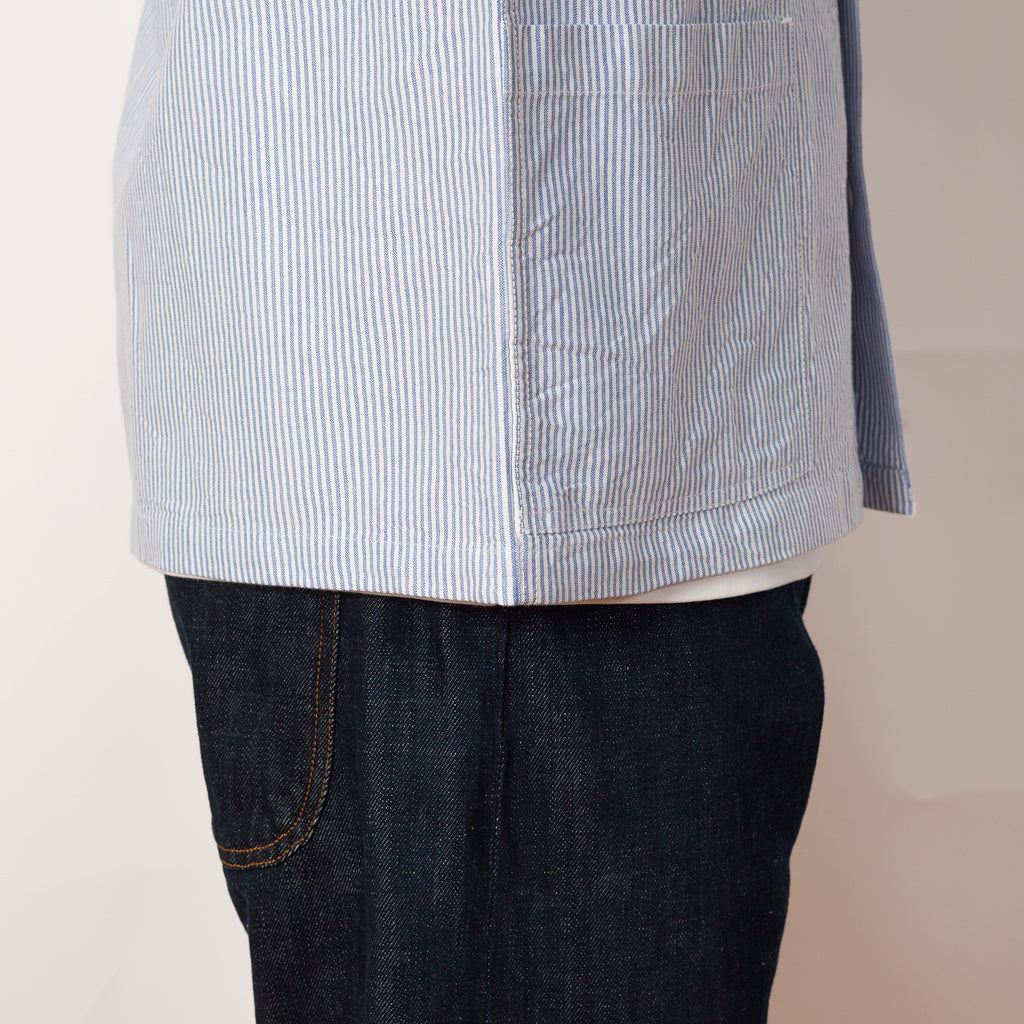 Waiter Shirt - Oxford Blue Stripe