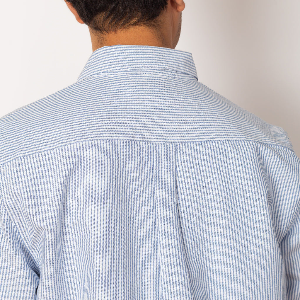 Waiter Shirt - Oxford Blue Stripe