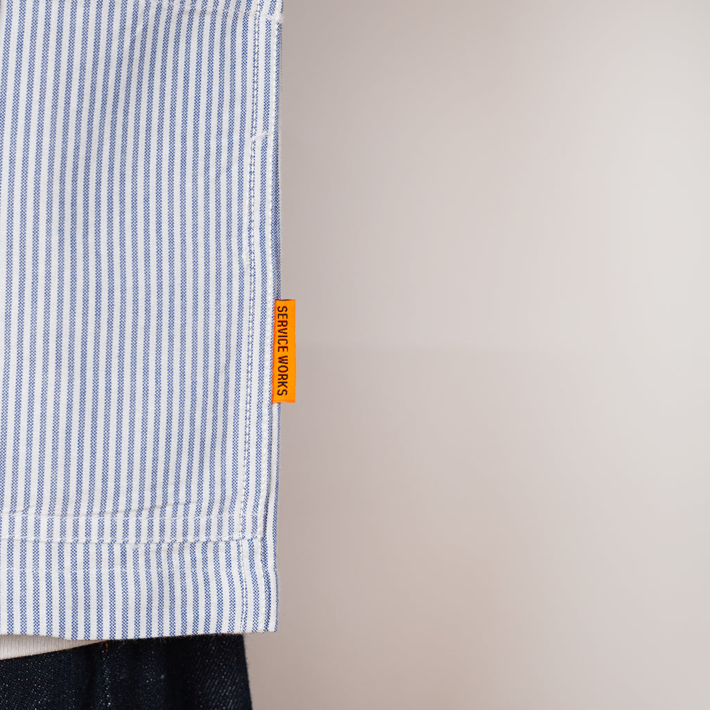 Waiter Shirt - Oxford Blue Stripe