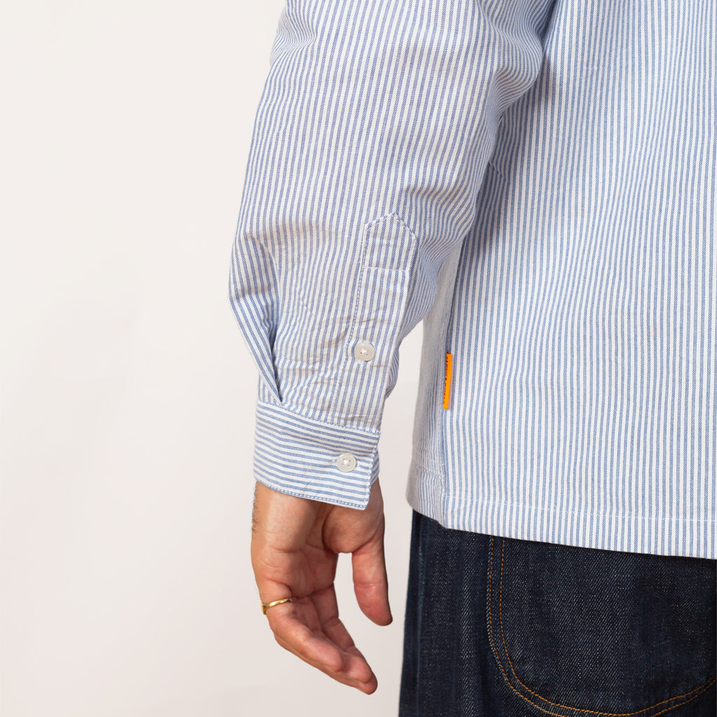Waiter Shirt - Oxford Blue Stripe