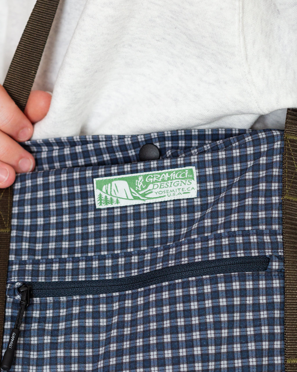 Utility Tote Bag - Navy Check