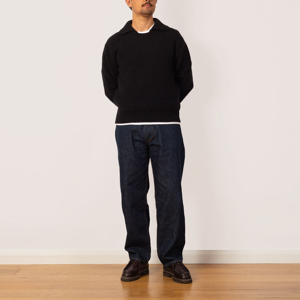 Collar Sweater - Black