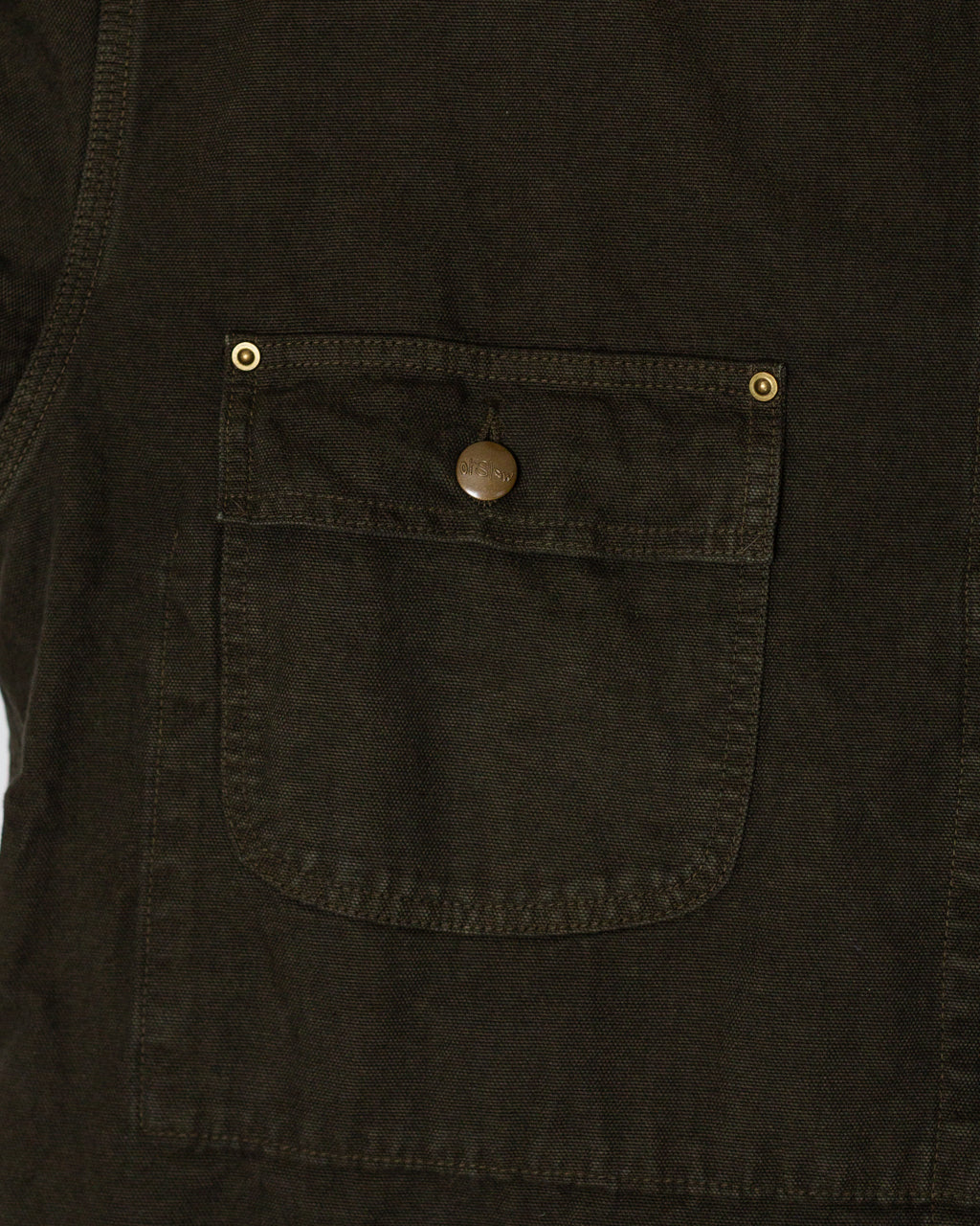 Relaxed Fit Oxford Coverall - Coffee Brown