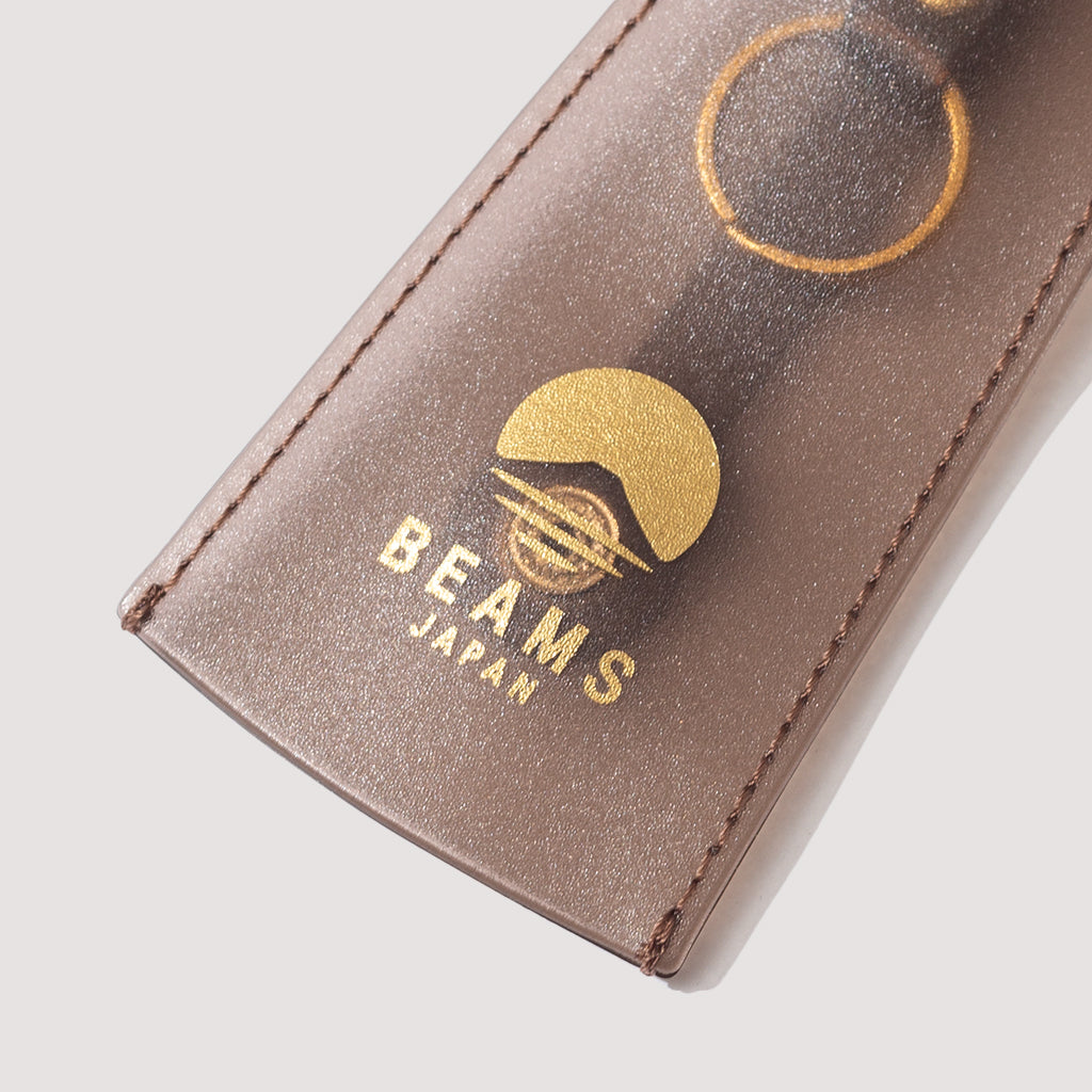 MISTY LAYER X BEAMS JAPAN LOGO KEY CASE - Brown