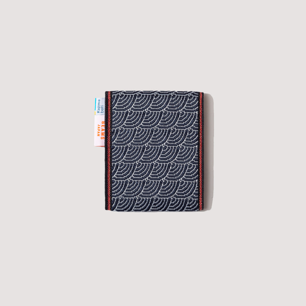 TAKATA X BEAMS JAPAN TATAMI COIN PURSE - Waves Navy