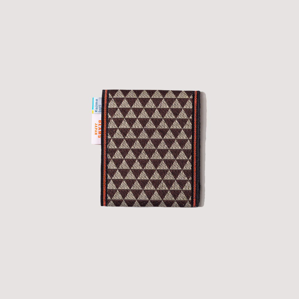 TAKATA X BEAMS JAPAN TATAMI COIN PURSE - Brown White