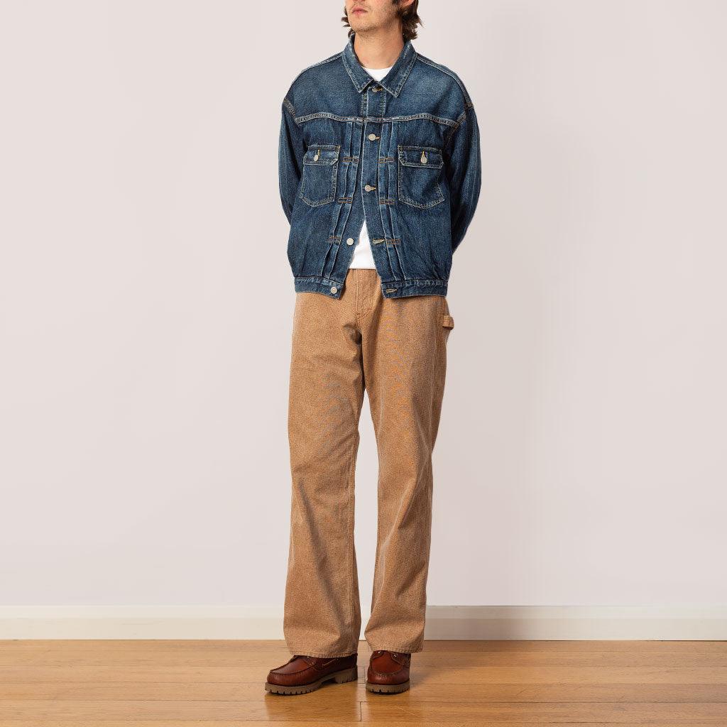 AURALEE washed organic canvas pants 新品