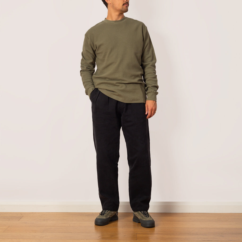 Thermal Waffle LS Tee - Olive