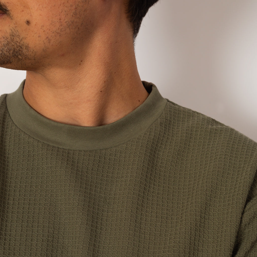 Thermal Waffle LS Tee - Olive