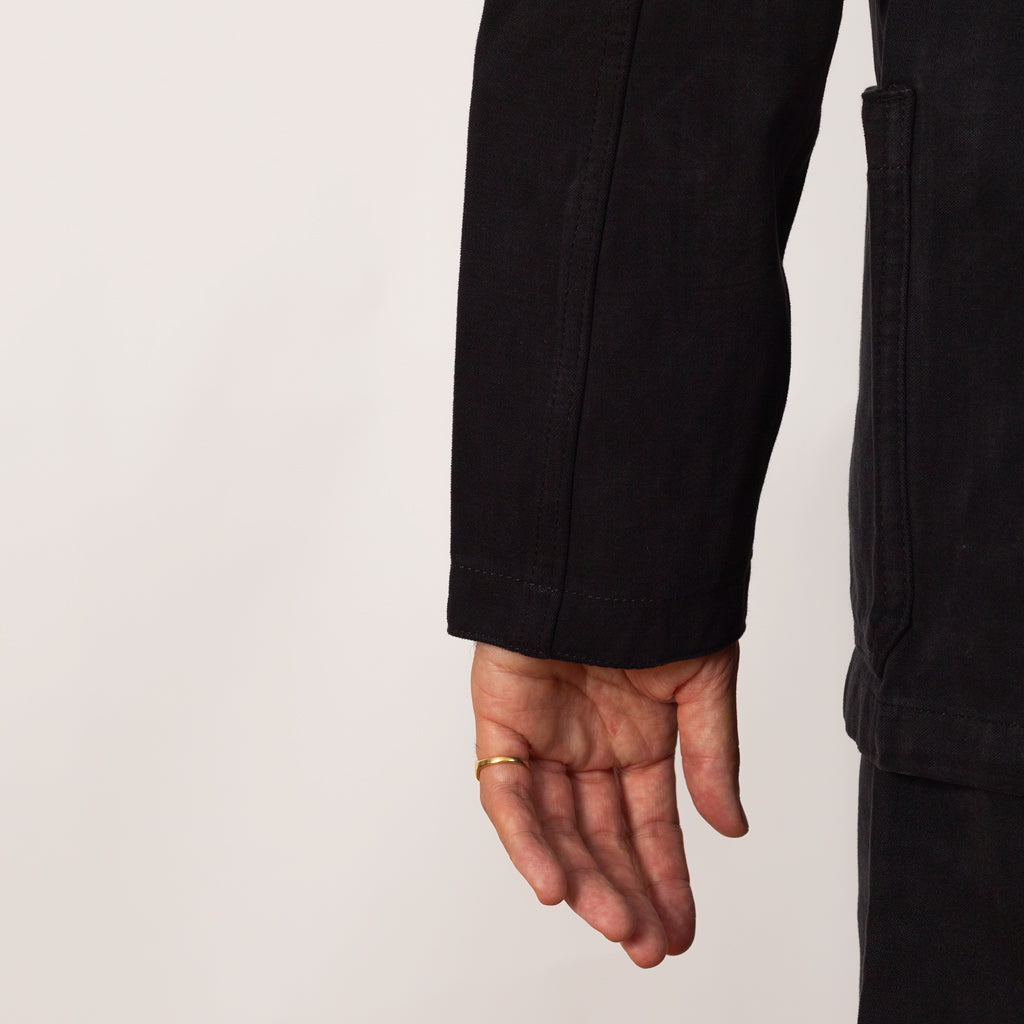 Moleskin Server Suit Jacket - Black