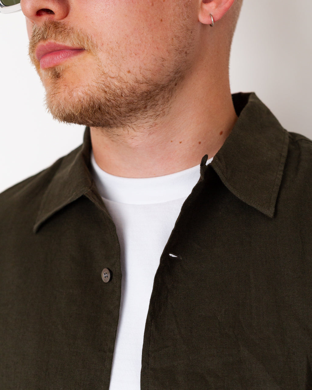 Carlo S/S Shirt - Dark Olive