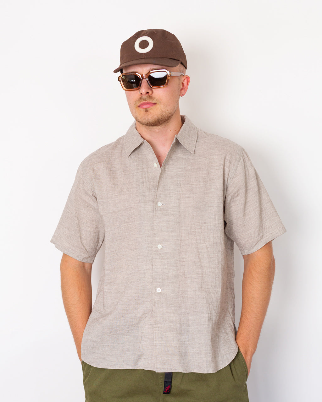 Carlo S/S Shirt - Natural